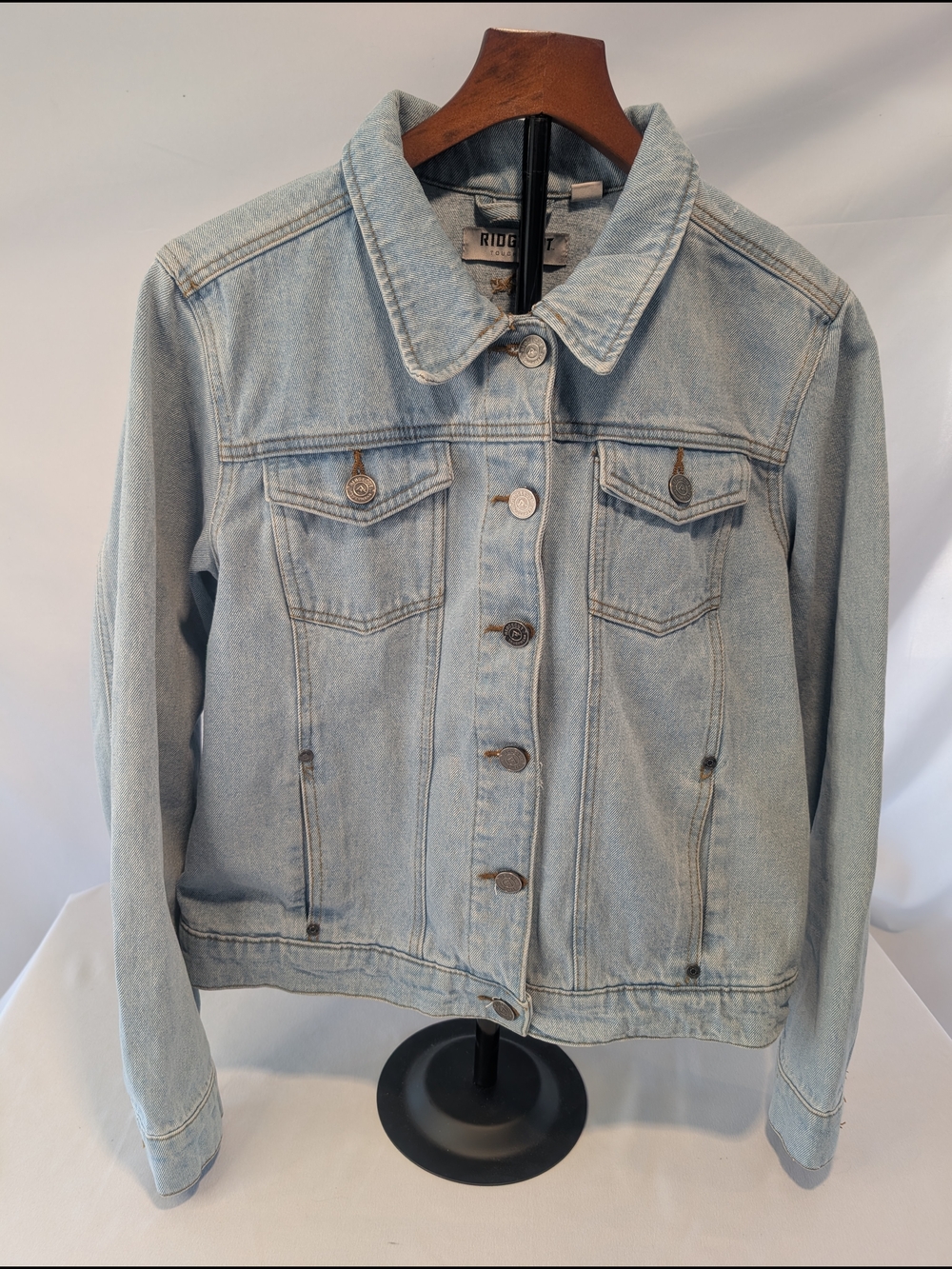 Ridgecut Light Blue Relaxed Fit Denim Jacket Women's Medium